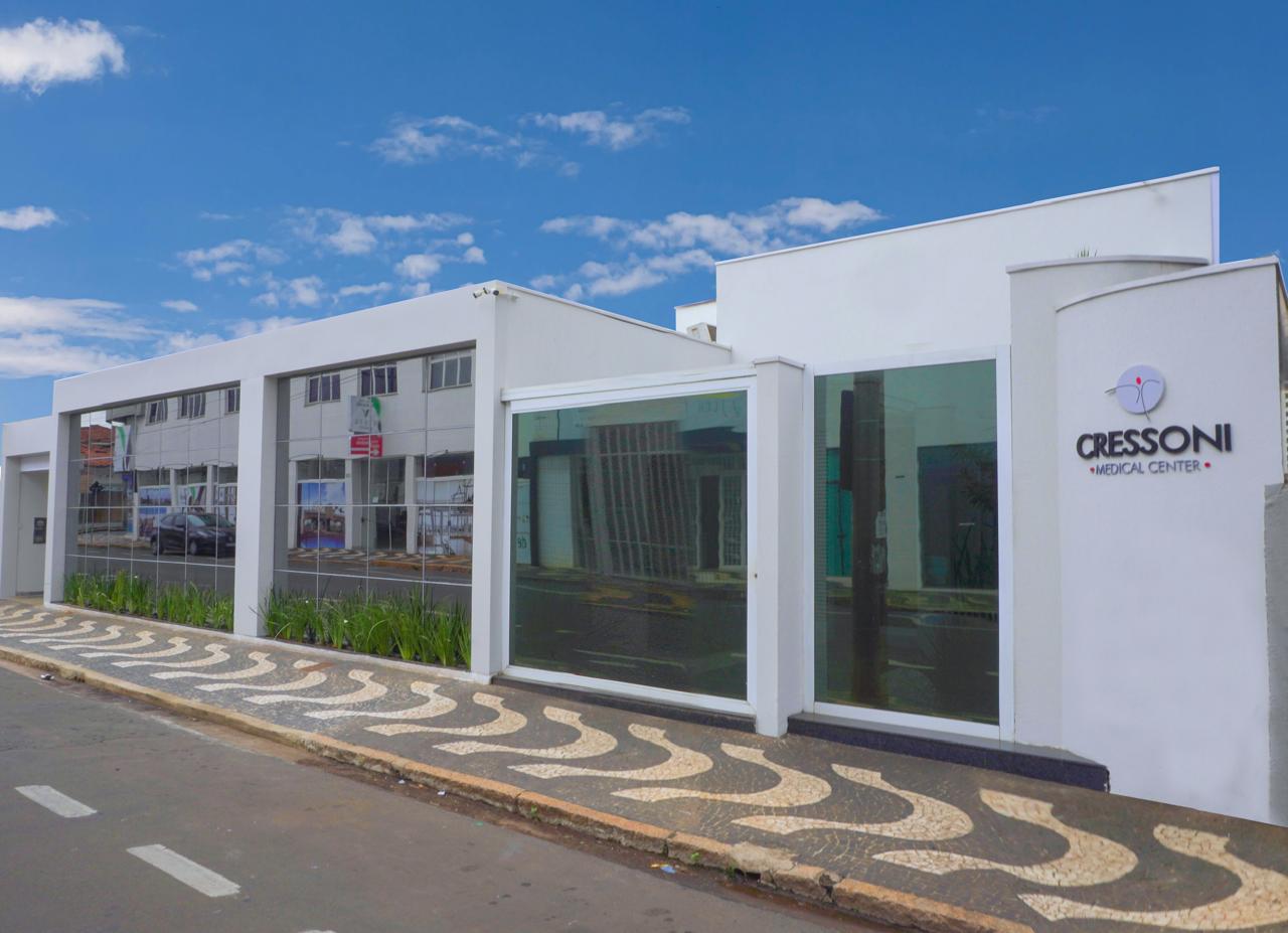 Fachada da Cressoni Medical Center em Araras/SP